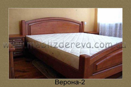 Кровать из натурального дерева Верона-2 двуспальная