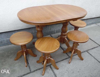 столы из натурального дерева, массив дуба